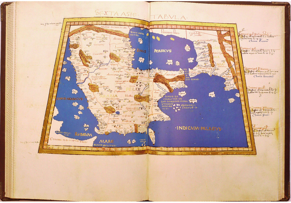 Atlas-Claudius Ptolomeus-Manuscript-Illuminated codex-facsimile book-Vicent García Editores-13 Arabia.
